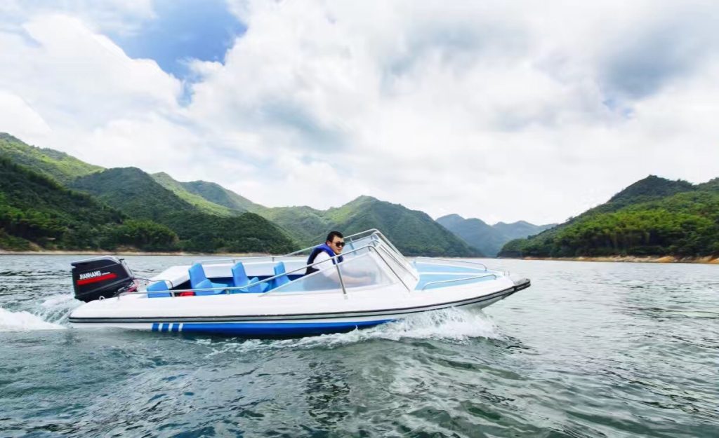 Fiberglass Speedboat