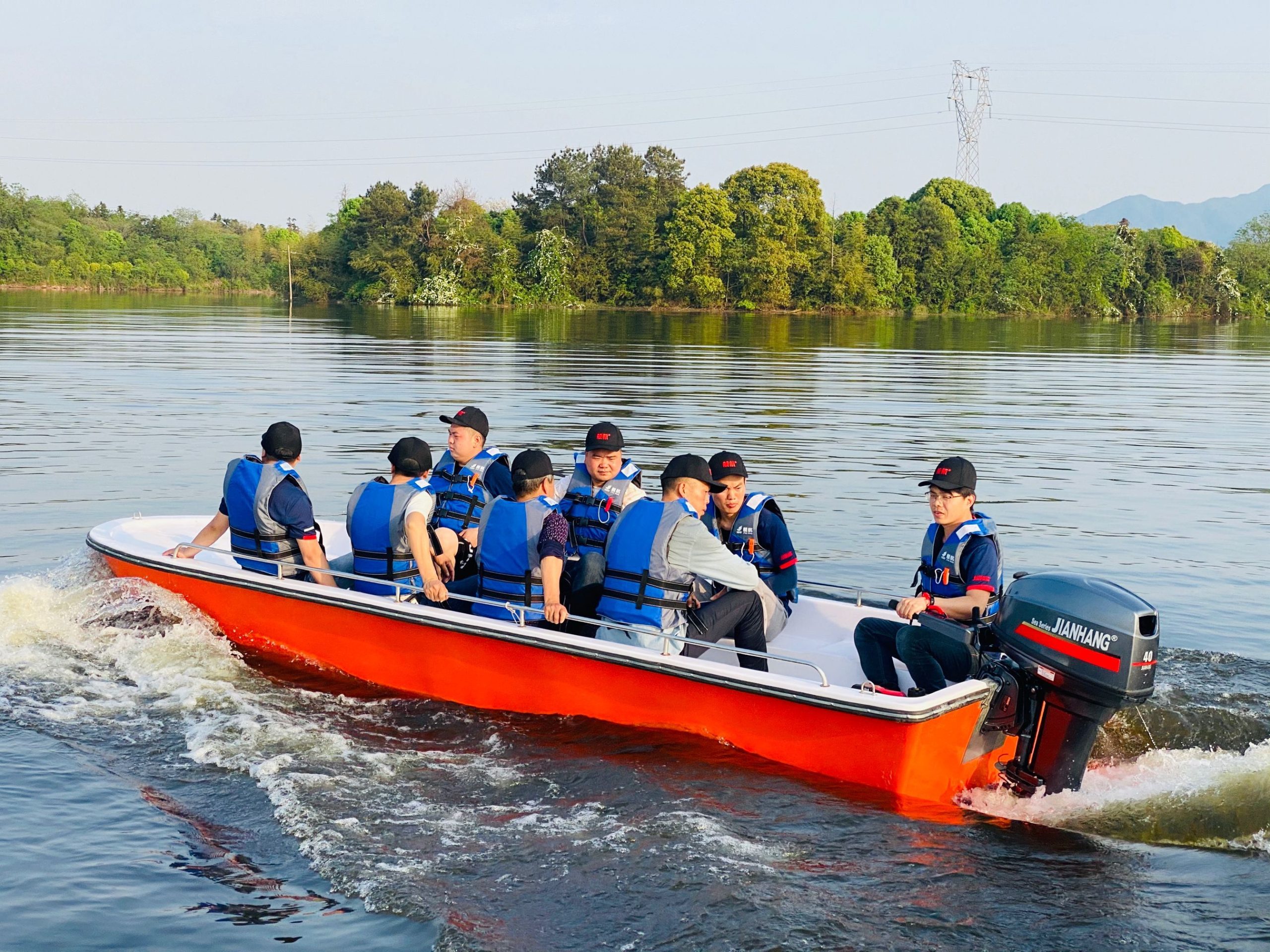 Fiberglass Assault Boat