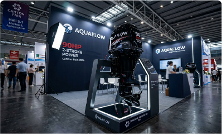 JIANHANG Unveils New 90HP 2-Stroke Outboard Motor at Canton Fair 2026